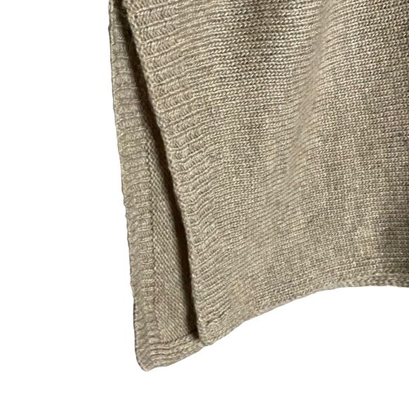 Catherine Malandrino Women's Tan Soft Knit Cowl Neck Poncho - Picture 5 of 9